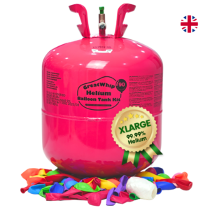 22L Helium Tank, Fills 90 Balloons (UK ONLY)